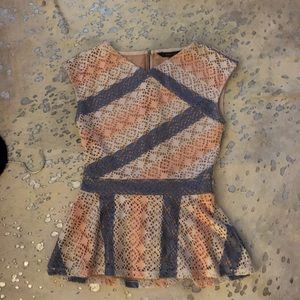 Bcbg peplum tip